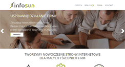 Desktop Screenshot of infosun.pl