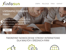 Tablet Screenshot of infosun.pl